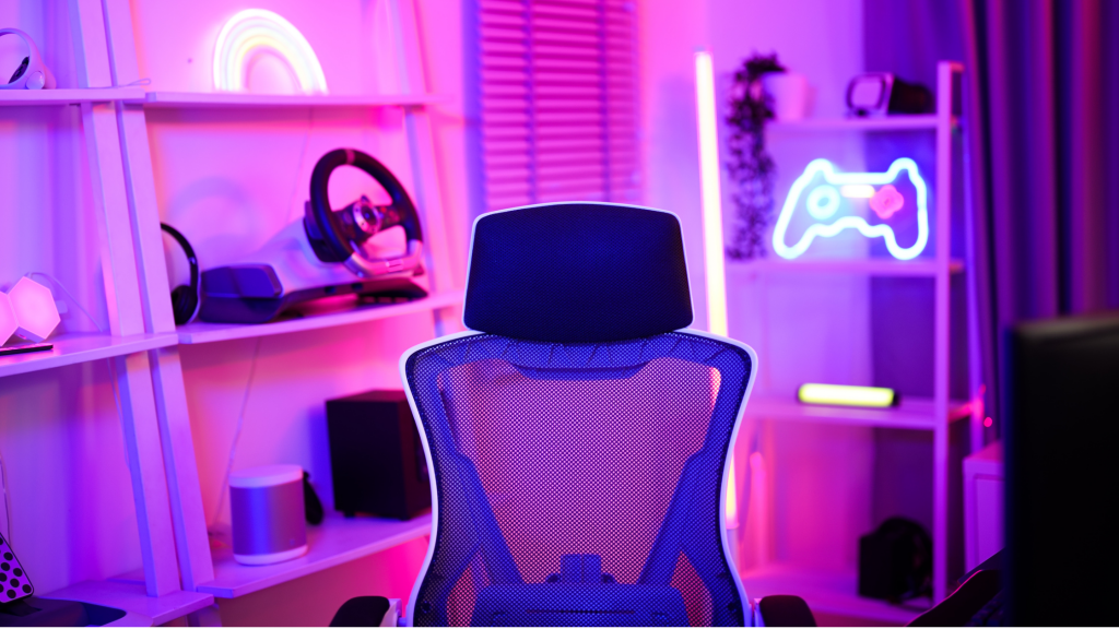 Quarto gamer para menina